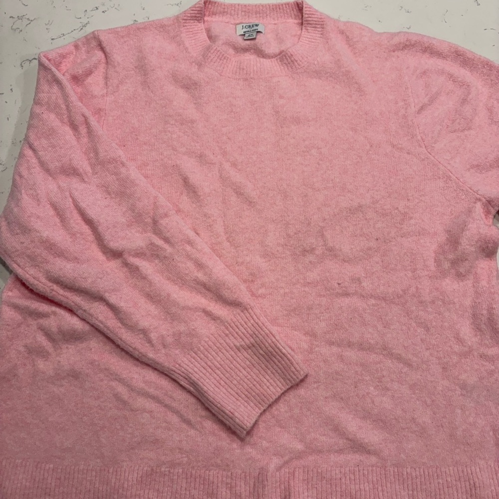 Pink J Crew Sweater